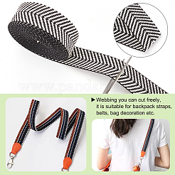 Polycotton Ribbons&nbsp;SRIB-WH0011-073A
