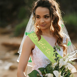 1Pc Polyester Bride To Be Sash&nbsp;AJEW-ME0002-44