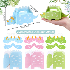 30Pcs 3 Colors Foldable Creative Paper Candy Totes&nbsp;CON-UN0001-08