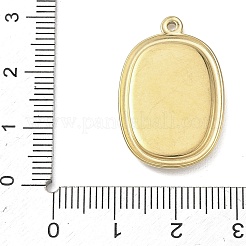 304 Stainless Steel & Cloth Pendants&nbsp;STAS-I369-10G-04