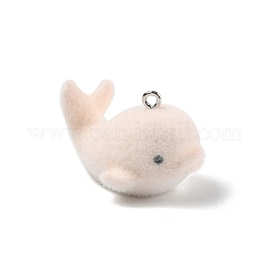 Flocky Resin Pendants&nbsp;FIND-A061-01G
