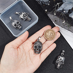 4Pcs 2 Styles Stainless Steel Pendants&nbsp;STAS-UN0054-69