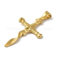 PVD Vacuum Plating 304 Stainless Steel Big Pendants&nbsp;STAS-B069-26G