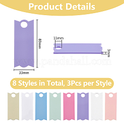 21Pcs 7 Colors Acrylic Accessories&nbsp;OACR-DC0001-24