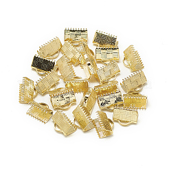 Brass Ribbon Crimp Ends&nbsp;X-KK-T032-146G