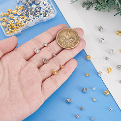 120Pcs 6 Style Brass Beads&nbsp;KK-PH0006-82