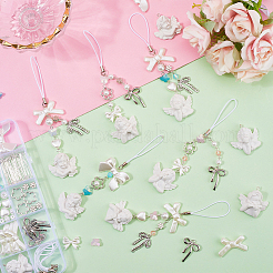 DIY Angel Bowknot Mobile Straps Making Kit&nbsp;DIY-SC0031-09