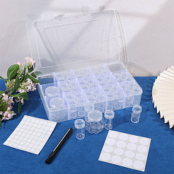 Rectangle Plastic Organizer Storage Grid Bead Containers&nbsp;CON-WH0100-80