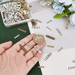 160Pcs 4 Styles Tibetan Style Alloy Pendants&nbsp;TIBEP-AR0001-15