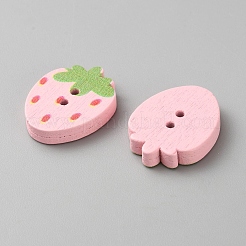 50Pcs 2-Hole Wood Buttons&nbsp;BUTT-WH20007-004
