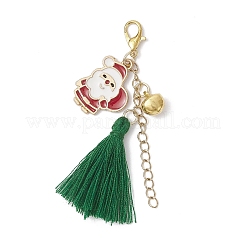 Christmas Alloy Enamel Pendant Decorations&nbsp;HJEW-JM04122