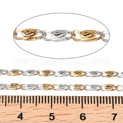Two Tone 304 Stainless Steel Lumachina Chains&nbsp;CHS-P028-02A
