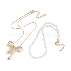 Fashionable Necklace Sets&nbsp;NJEW-K384-06G