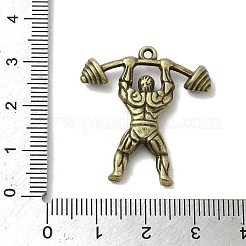 Tibetan Style Alloy Sport Pendants&nbsp;PALLOY-M217-43AB