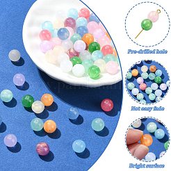 100Pcs 11 Colors Resin Imitation Cat Eye Beads&nbsp;FIND-CJ0003-15