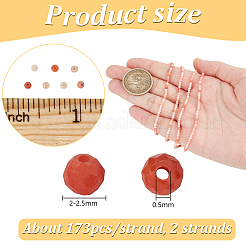 2 Strands Natural Pink Aventurine Beads Strands&nbsp;G-NB0005-63