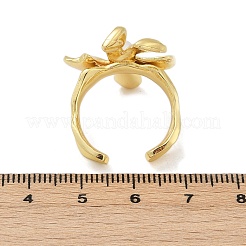 Brass Cuff Rings for Women&nbsp;RJEW-F182-06G