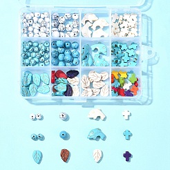 12 Styles Dyed Synthetic Turquoise Beads&nbsp;TURQ-FS0001-04