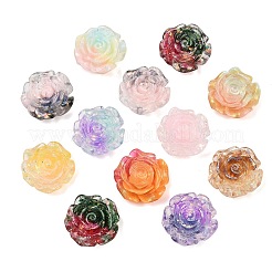 Two Tone Luminous Transparent Resin Beads&nbsp;RE-CBAC4C7-20