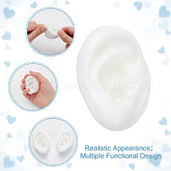 2Pcs 2 Style Soft Silicone Ear Displays Mould&nbsp;ODIS-AR0001-04A