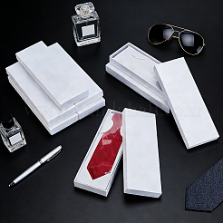 4 Sets Rectangle Paper Gift Tie Packing Boxes&nbsp;CON-GA0001-41