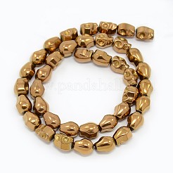 Electroplate Non-magnetic Synthetic Hematite Beads Strands&nbsp;G-J180-M