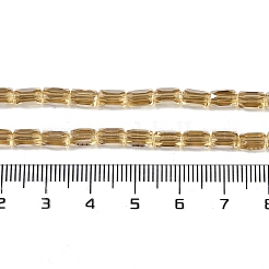 Electroplate Glass Beads Strands&nbsp;GLAA-Q101-02A-PL03