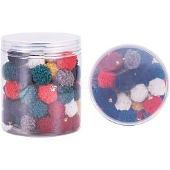 Handmade Cloth Fabric Covered Pendants&nbsp;WOVE-PH0001-13G