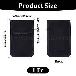 Canvas Tactical Mobile Phone Radiation Protection Shielding Bags&nbsp;AJEW-GF0013-64