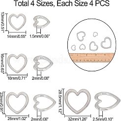 304 Stainless Steel Linking Rings&nbsp;STAS-UN0018-52P