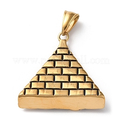 Ion Plating(IP) 304 Stainless Steel Pendants&nbsp;STAS-D067-10AG