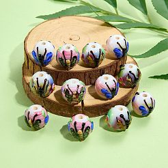 5Pcs Handmade Lampwork Beads&nbsp;LAMP-SZ0001-49C