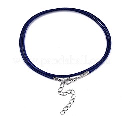 Waxed Cotton Cord Necklace Making&nbsp;MAK-S034-017