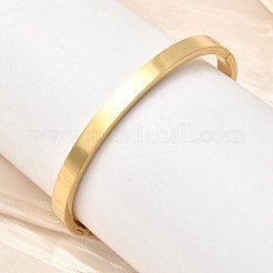 201 Stainless Steel Plain Bangles&nbsp;BJEW-Z151-03G-02