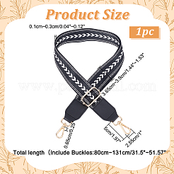 Polyester Adjustable Bag Straps&nbsp;FIND-WH0417-23A