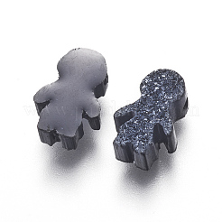 Imitation Druzy Gemstone Resin Beads&nbsp;RESI-L026-G02