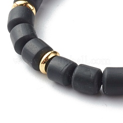 Natural Larvikite Beads Stretch Bracelets&nbsp;BJEW-JB06553