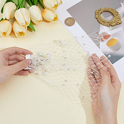 Polyester Fascinator Mesh Face Veil&nbsp;AJEW-CY0002-99