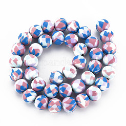 Handmade Polymer Clay Beads Strands&nbsp;CLAY-N008-054-11