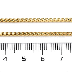 Rack Plating Brass Box Chain Necklaces for Women&nbsp;NJEW-A035-05G-01