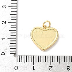 Brass Micro Pave Cubic Zirconia with Shell Pendants&nbsp;KK-L239-059G