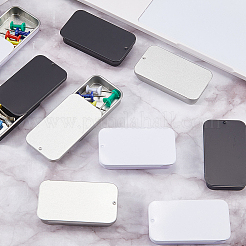 9Pcs 3 Colors Slide Top Tinplate Trinket Storage Boxes&nbsp;CON-CP0001-016D