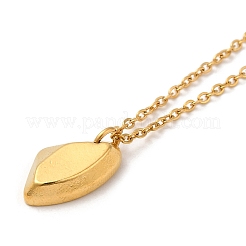 304 Stainless Steel Polygon Pendant Necklaces for Women&nbsp;NJEW-H016-04G