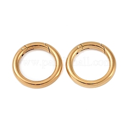 Ion Plating(IP) 316 Stainless Steel Spring Gate Rings&nbsp;STAS-M296-01G-E