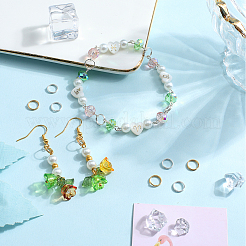 20Pcs 2 Colors 925 Sterling Silver Split Jump Rings&nbsp;STER-SC0001-41A