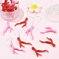 40Pcs Opaque Acrylic Pendants&nbsp;SACR-FS0001-50