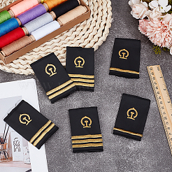 3 Pairs 3 Styles Polyester Professional Pilot Uniform Epaulets&nbsp;AJEW-BC0009-39A
