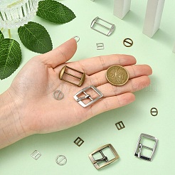 25Pcs 5 Styles Alloy Slide Buckles&nbsp;FIND-YW0009-96P