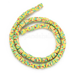 Handmade Polymer Clay Bead Strands&nbsp;X-CLAY-T020-10A