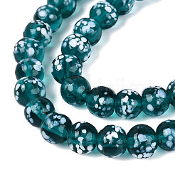 Handmade Lampwork Beads Strands&nbsp;LAMP-N037-07F